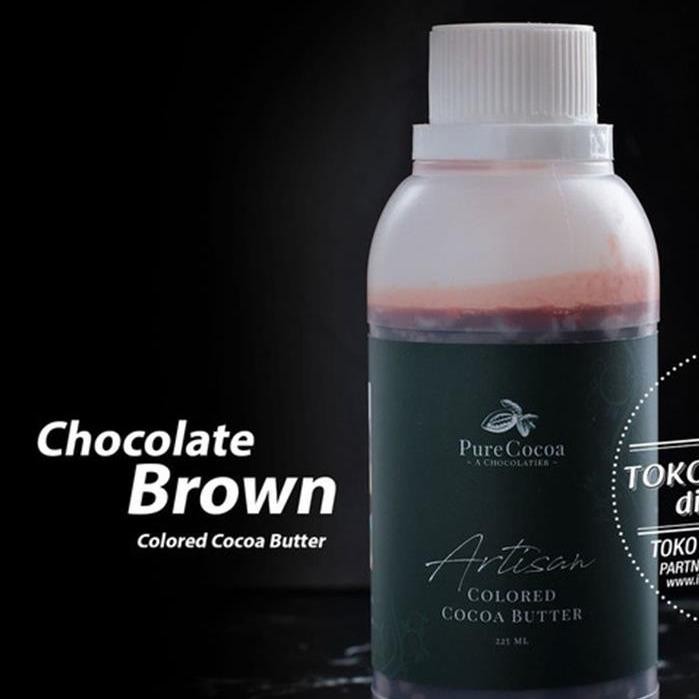 

Pure Cocoa Butter Artisan Chocolate Coloring BROWN Pewarna Cokelat