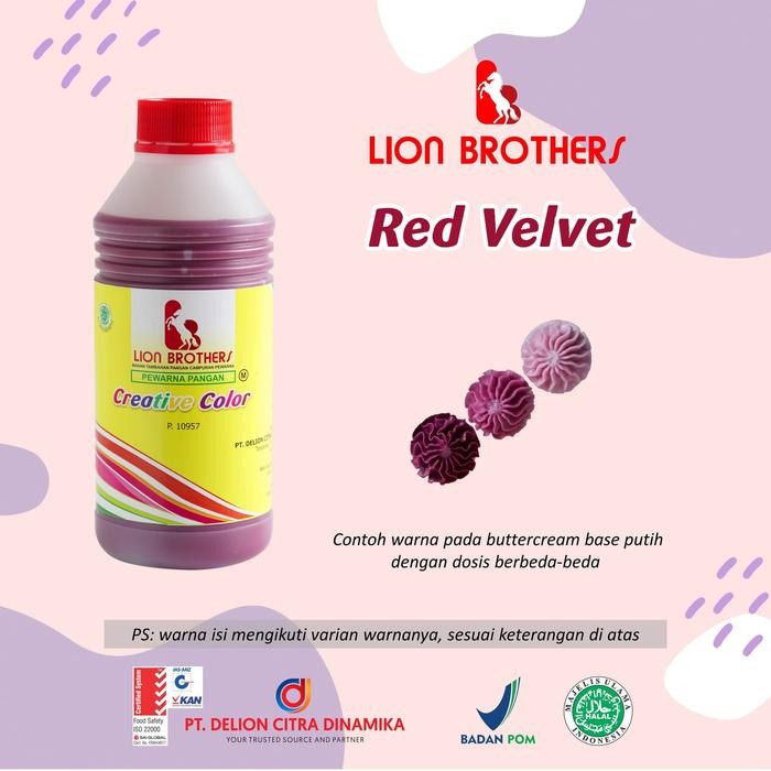 

Pewarna Red Velvet Lion Brothers 750CC