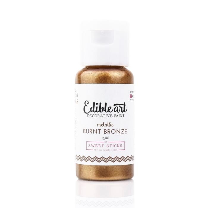 

Edible Art Paint - Burnt Bronze 15ml