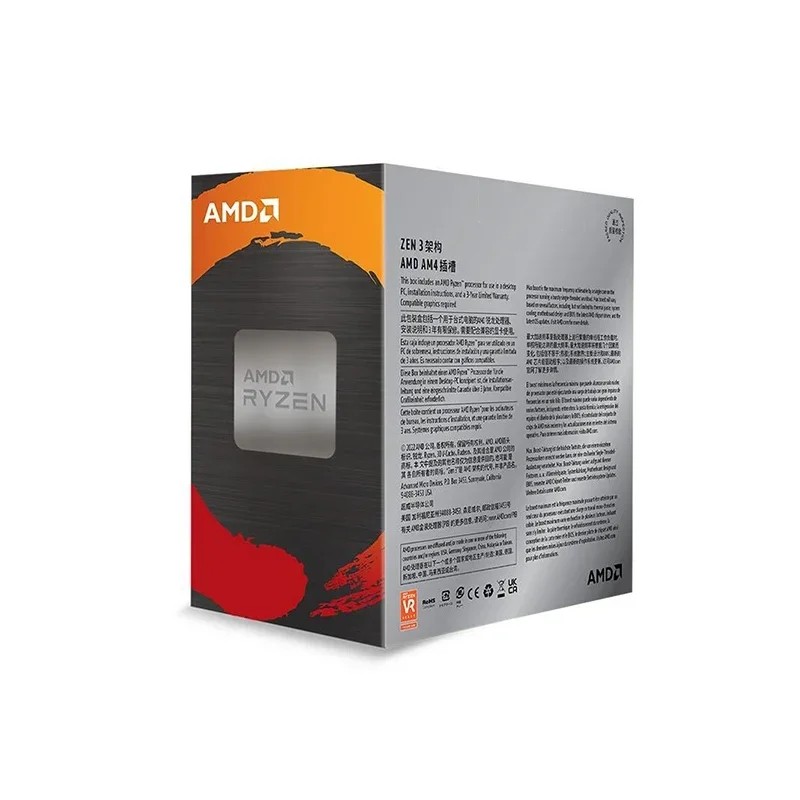 Now AMD Ryzen5 5600 Ryzen 7 5700X3D 9600X High-Performance CPUs 3.4GHz 8-core AM4 processor 16