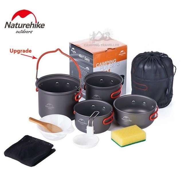 Nesting Naturehike Nh18T018-G Alat Masak Ing