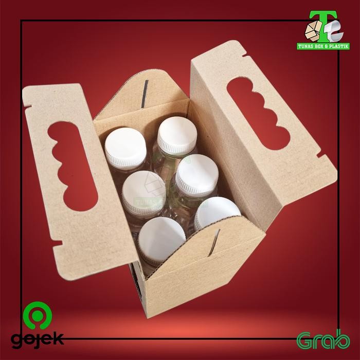 (Allthebest) Kardus Minuman Botol 250 mL Box Hampers Botol 250 mL