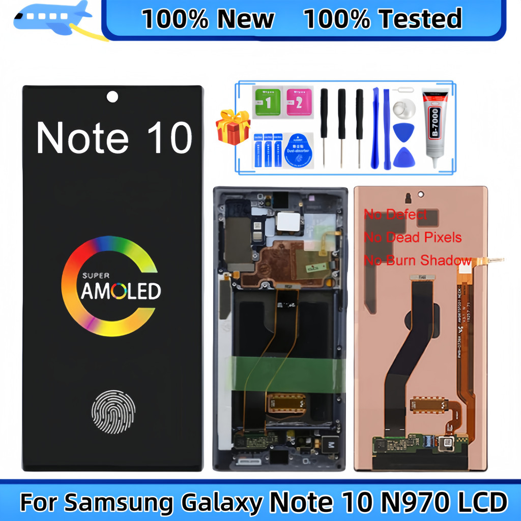 LCD Display Touch Screen Digitizer Assembly Replacement, Samsung Galaxy Note 10, N970, SM-N970F, N97