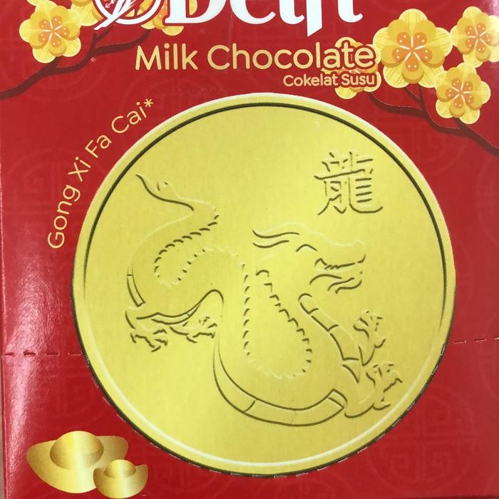 

Coklat Koin Imlek Delfi Chocolate Coin Isi 10 Per Box