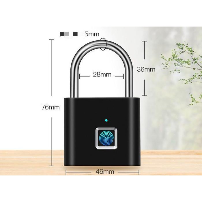 GEMBOK KUNCI TAS GEMBOK MINI KOPER GEMBOK SCAN FINGER KECIL TRAVEL KODE 952