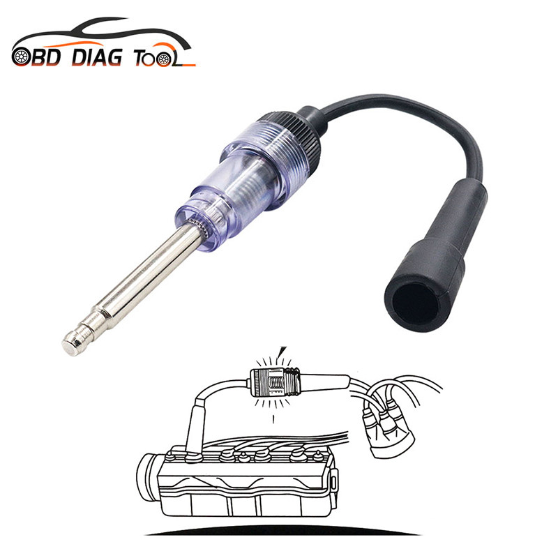 Best Auto Spark Plug Ignition Coil Tester Spark Plug Tester Pen Car Checker Diagnostic Tool 12V
