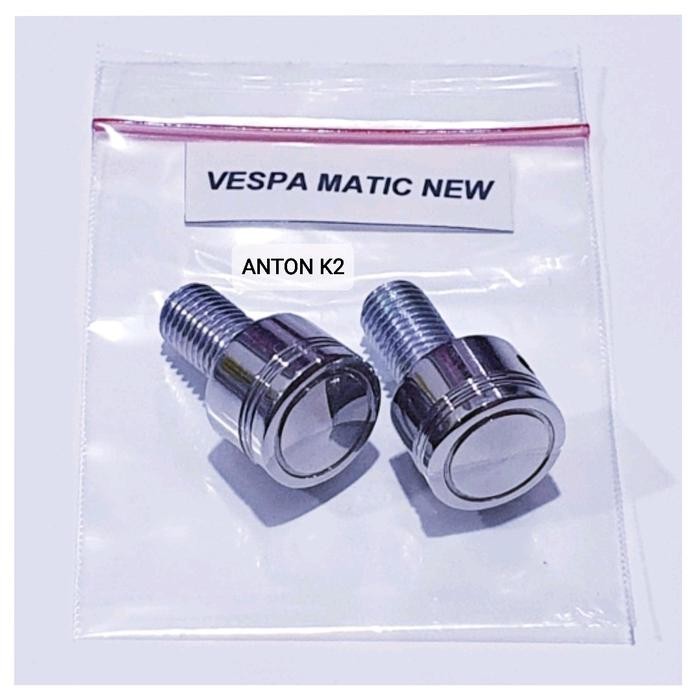 Baut Tutup Lubang Spion Vespa Matic/Baut Sekrup Dudukan Spion Motor Vespa Iget 2024/I