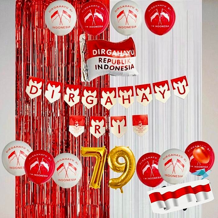 Paket dekorasi 17 agustus dirgahayu