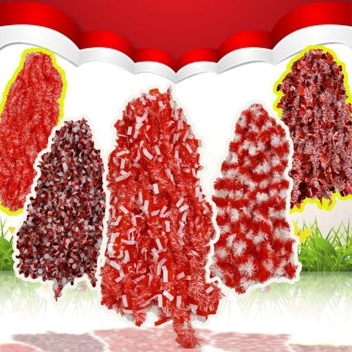 (Allthebest) Slinger Rumbai Merah Putih Hiasan Dekorasi Kantor Sepeda Pawai Karnaval 17an Agustusan