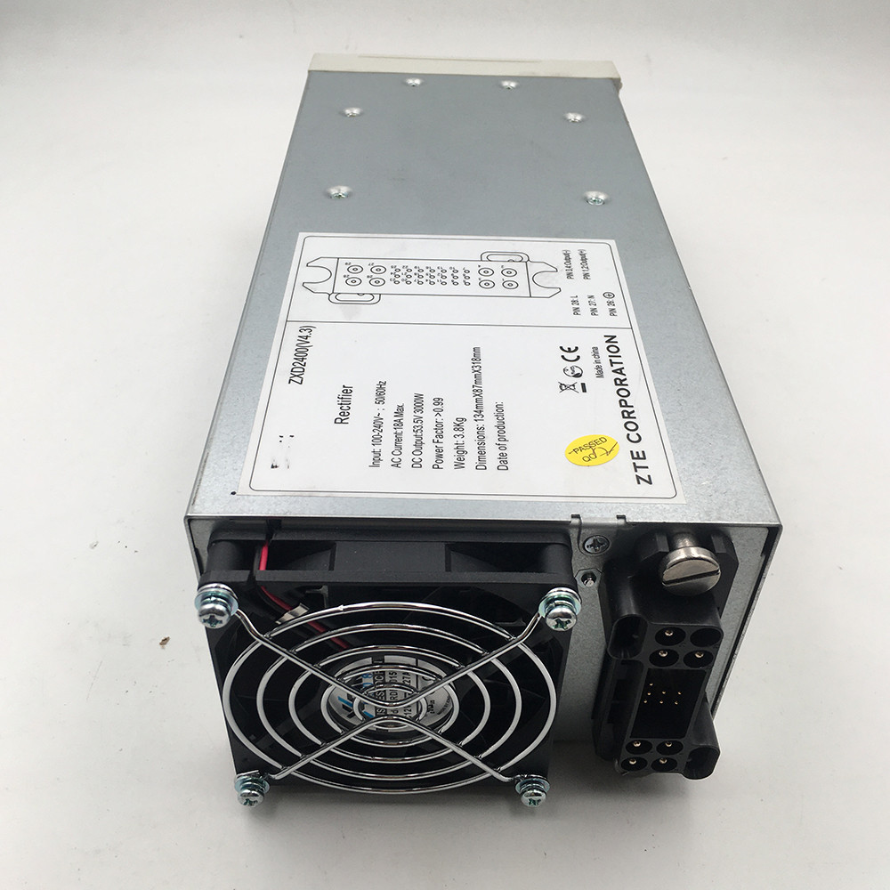 Suitable for ZTE Monitoring Unit Module ZXD2400 V4.3 100-240V 18A 53.5V 40/60Hz 3000W, Perfect Test