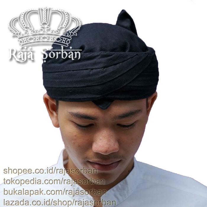 ORIGINAL Blangkon Sunda JAYA PRAKOSA - Iket Udeng Totopong Sunda Hitam READY STOCK