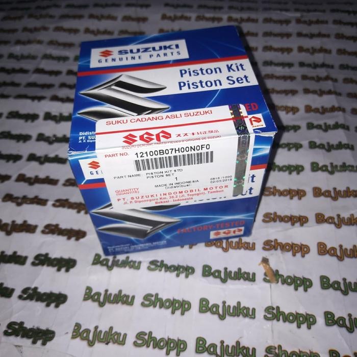 12100B07H00N0F0 Piston Set STD Suzuki New Smash 110 Ori 22 juni 2018