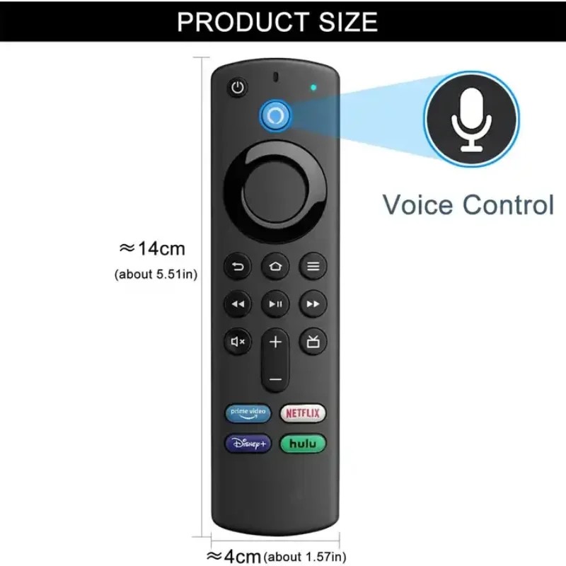Replacement Voice Remote Control L5B83G for Amazon Fire TV Stick 3rd/2nd Gen Fire TV Cube 1st/2nd