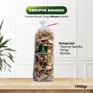 

1 Kg - KERUPUK BAWANG UMMA - Cemilan Gurih dan Renyah Camilan Food Snack Goreng
