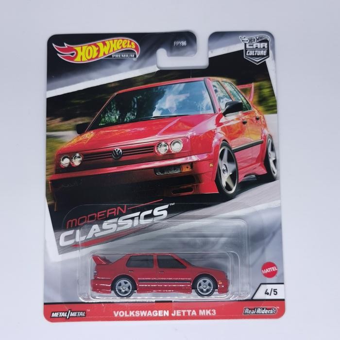 Hot Wheels Volkswagen VW Jetta MK3 Merah Modern Classics Hotwheels