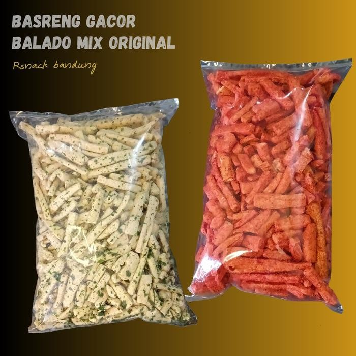 

1kg BASRENG PEDAS BALADO MIX ORIGINAL DAUN JERUK Food Snacks