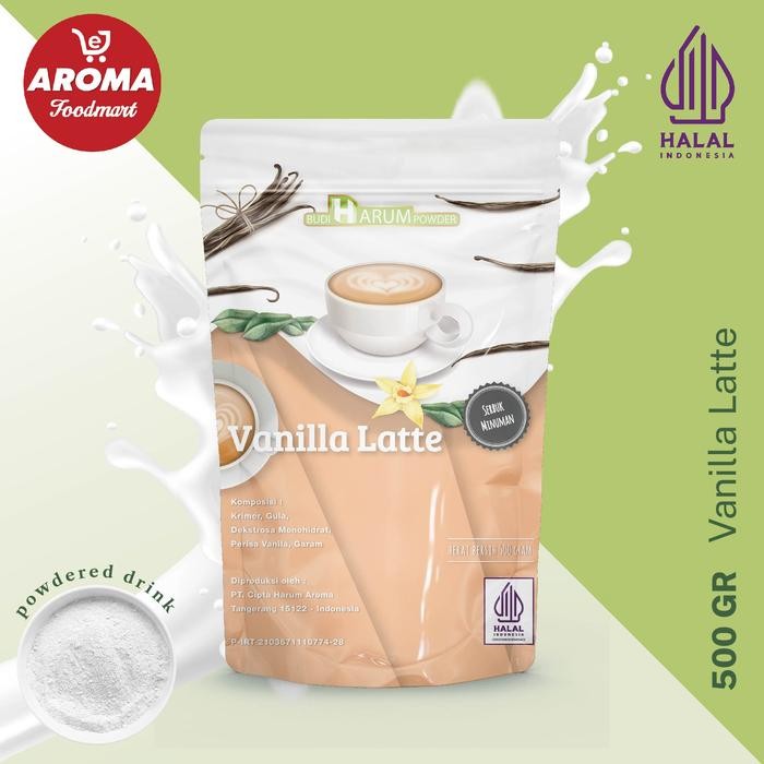 

Budi Harum Bubuk Vanilla Latte Powder 500gr Serbuk Vanilla Bubuk