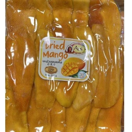 

bc-Snack Cemilan Buah mangga Kering Dried Mango AOI 250 Gr Ada Original dan Spicy Enak Banget Ori