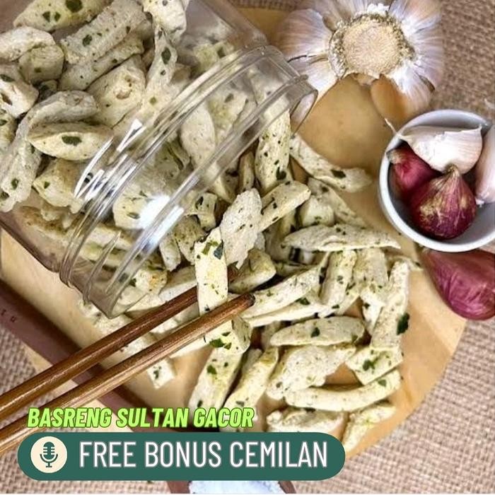 

1kg Basreng Original Daun Jeruk - Camilan Goreng Enak - Kering, Asin, Makanan