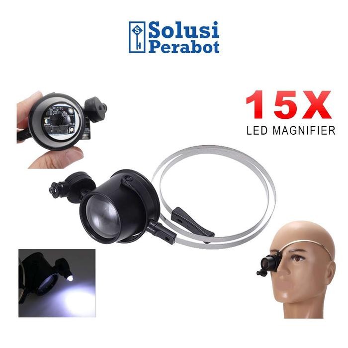 

Kaca Pembesar Servis Jam LED AB89 SP / Kaca Mata Pembesar