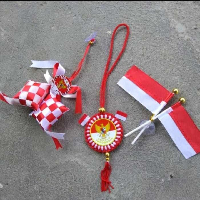 (Allthebest) 1set Acc HUT RI 17 Agustus/Acc Mobil HUT RI