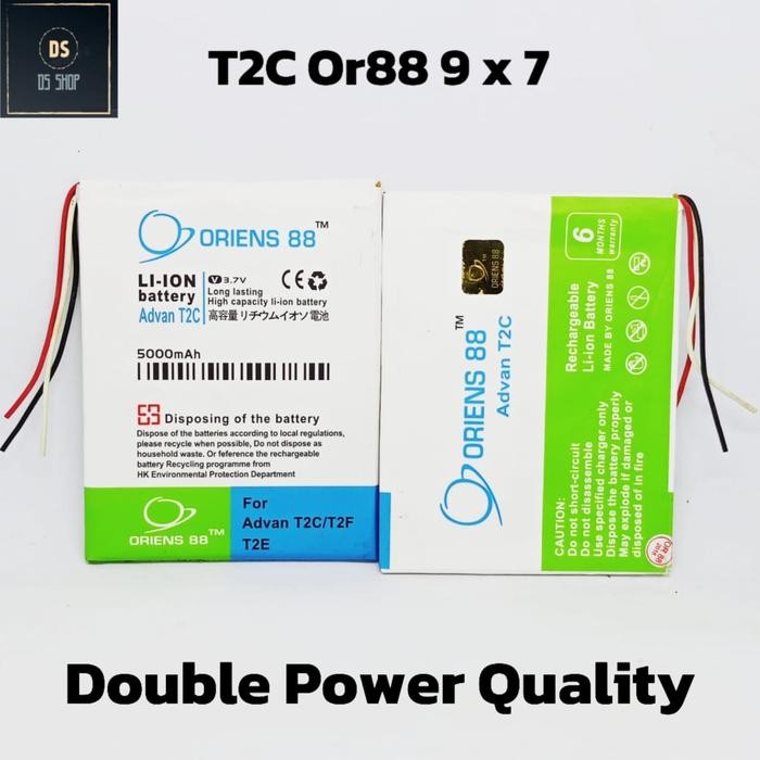 Baterai Tablet Cina Advan T2C T2E T2F T2G T2H T2J T2A Universal Double