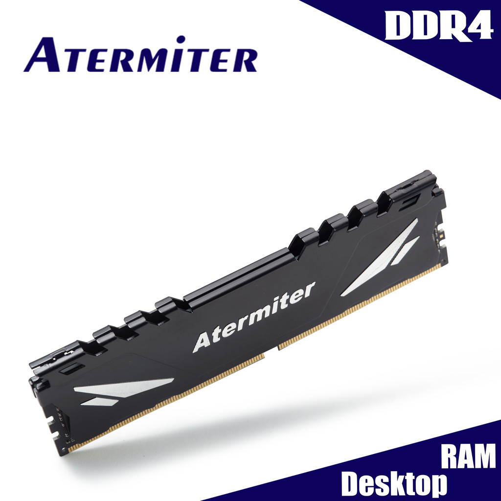 Atermiter  Memoria Ram DDR4 16GB 4GB 8GB 32GB Desktop Memory Udimm 2133Mhz 2400 2666 3000 3200Mhz 36