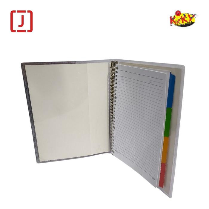 

BEST SELLER KIKY Binder File Campus Ukuran B5 Buku Binder File Campus Ukuran B5 Bahan Plastik