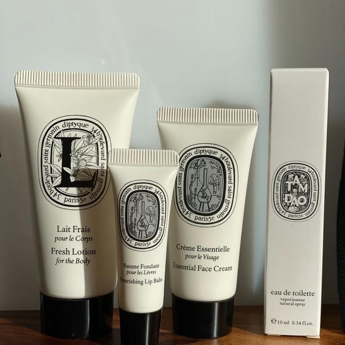 Tas Kit Amenity Travel Diptyque Set Parfum