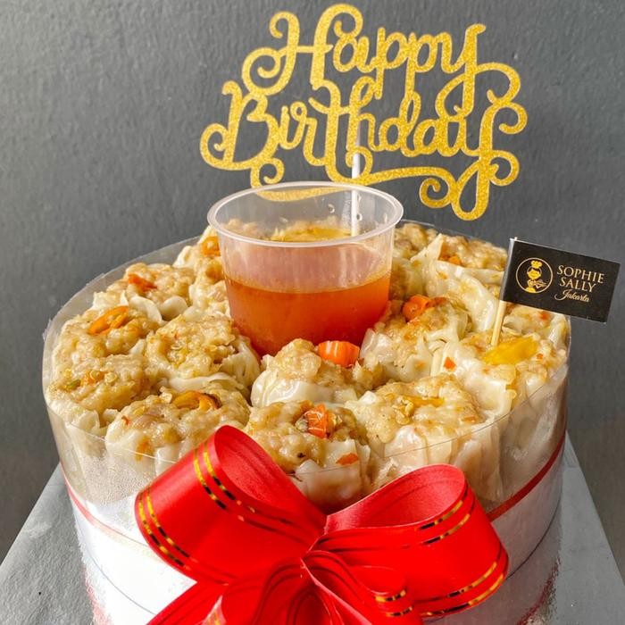 

Siomay Ayam Jeletot Tart , Blm Termasuk Topper / Card