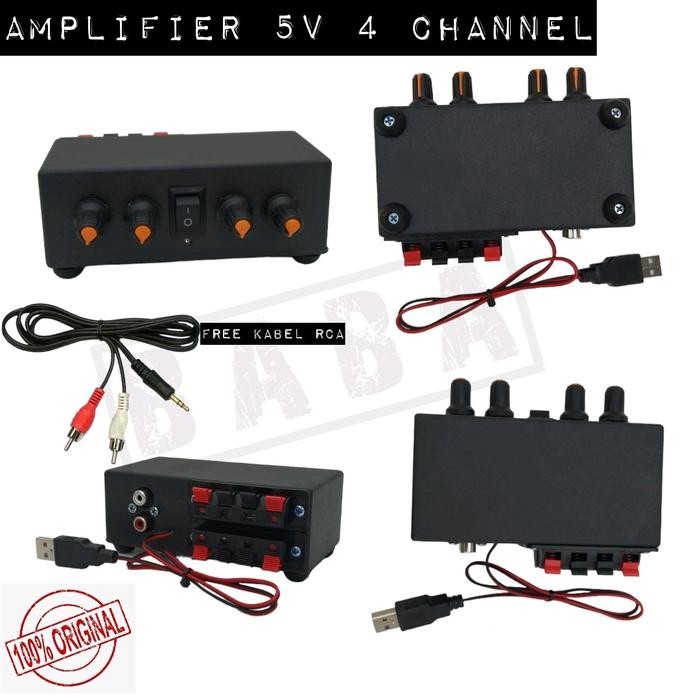 Ampli amplifier mini mini 4channel x2