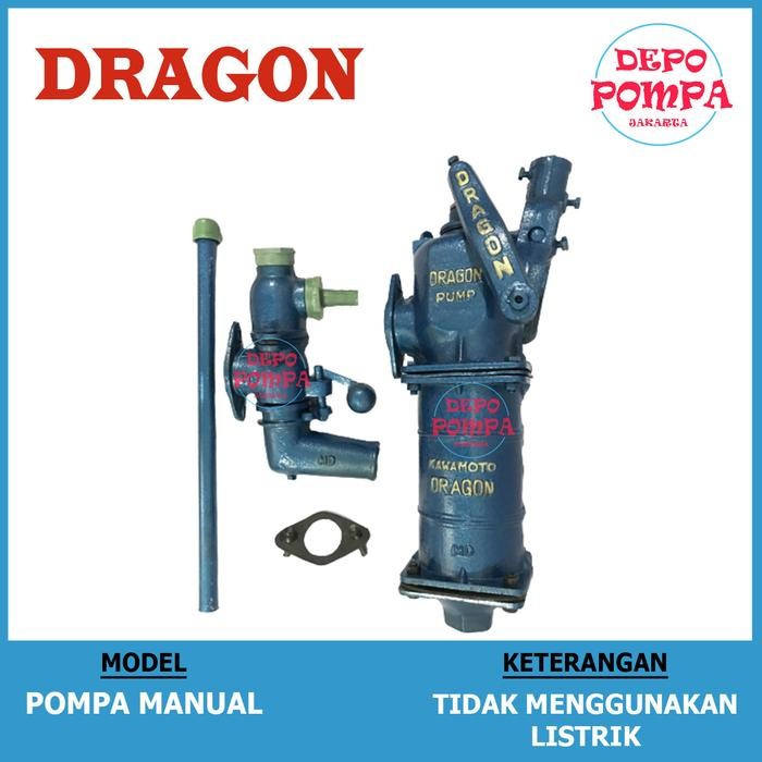 Terbatas Pompa Air Manual Dragon / Pompa Air Tangan Dragon