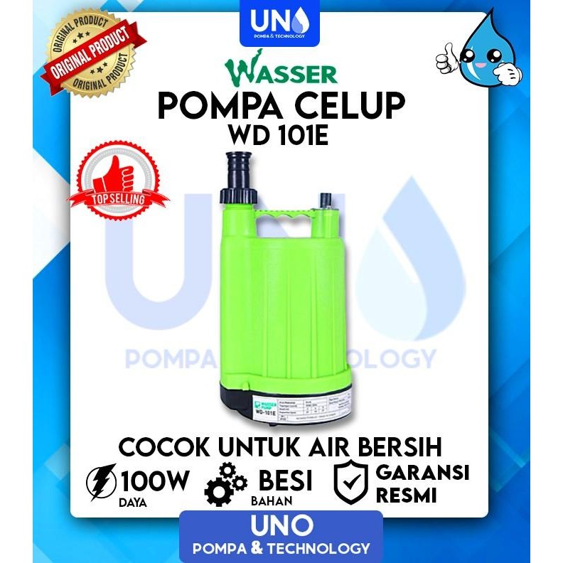 Terhemat Mesin Pompa Air Celup Kolam Air Wasser Wd 101 E / Wd-101 E / Wd101E