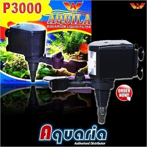 Paling Laris Aquila Water Pump P3000 Pompa Celup Akuarium & Kolam
