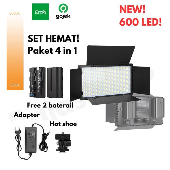 CANON, NIKON, SONY HD-160 LED Video Lighting-lampu studio foto murah