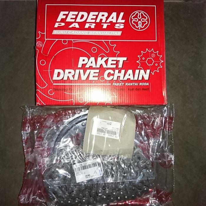 Gir / Gear Set K15 CB150R OLD (Gir 15T-45T + Rantai 428-124L) FEDERAL