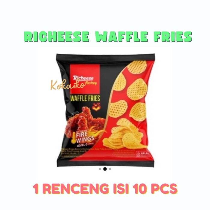 

Sedia RICHEESE WAFFLE FRIES NABATI KERIPIK KENTANG