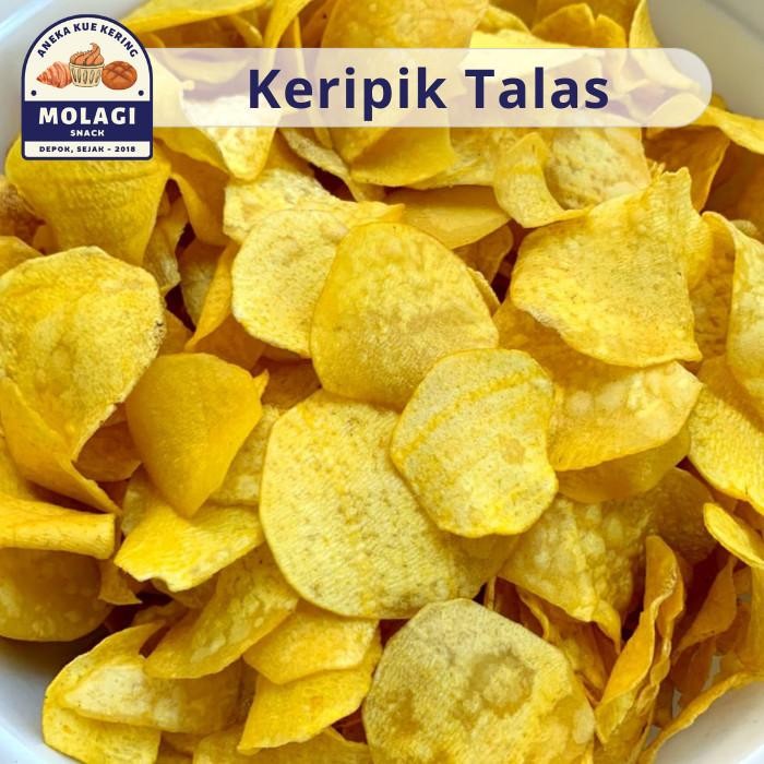 

Sedia Keripik Talas 250 Gram / Kripik Tales Bogor Gurih Renyah - Molagi Snack