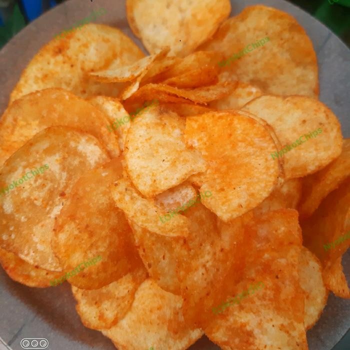 

Sedia Keripik Kentang Balado Pedas Manis Homemade 200Gr