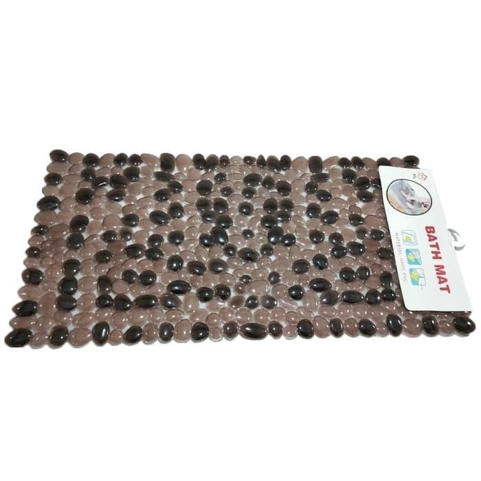 Anti Slip Pvc New Arrival Keset Lantai Kamar Mandi Motif Batu Kode 492