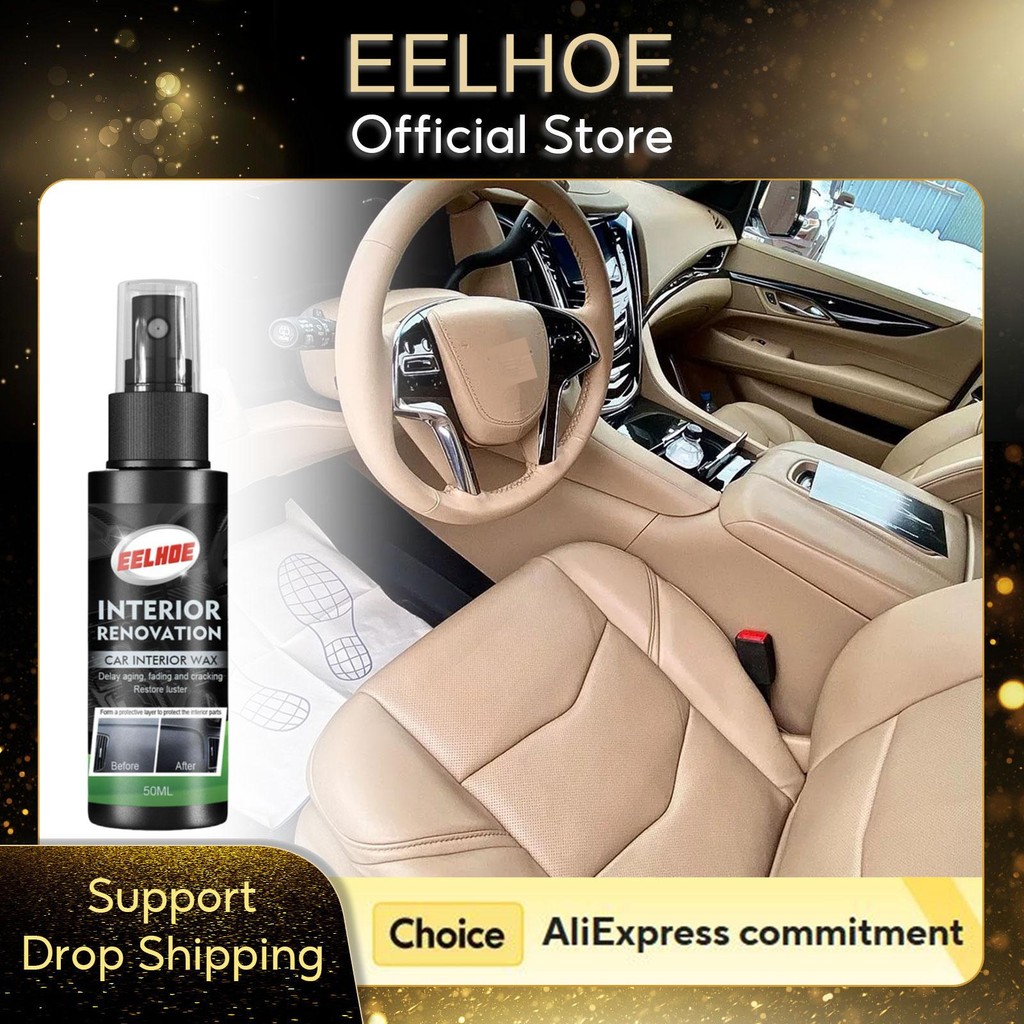 IMPORT EELHOE Car Leather Protection Spray Delay Oxidation Seat Car Detailing Plastic Restorer Car
