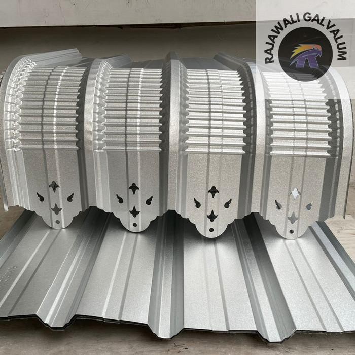 (Allthebest) Atap Spandek Lengkung Tebal 0.30