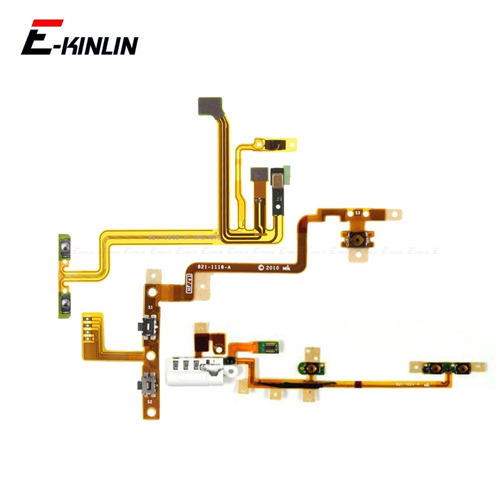 Volume Button Power Switch On Off Button Flex Cable For iPod Touch 2 3 4 5 Nano 6 7 Up Down Button R