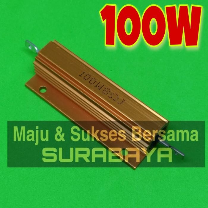 (Allthebest) Resistor 100W 4R 4 Ohm Wirewound Dummy Load Shunt 100 Watt Aluminium