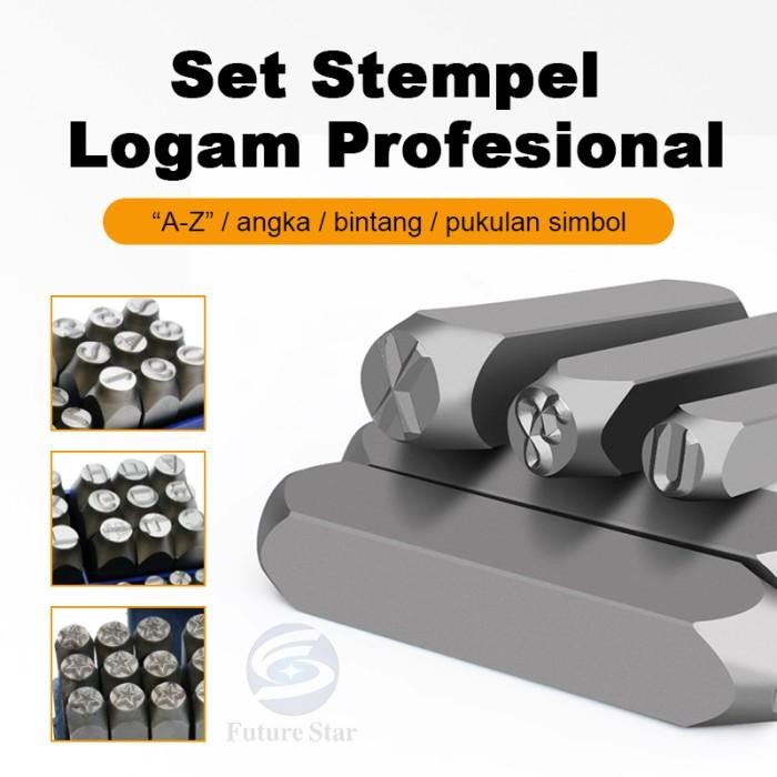 

Alat Ketok Huruf Dan Angka Nomor Besi Numbers Letter Star Punch Alphabets Printing Tool Ukuran 3mm
