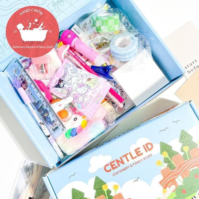 

Paket Souvernir Mewah CENTLE alat-alat sekolah aesthetic Stationery COD