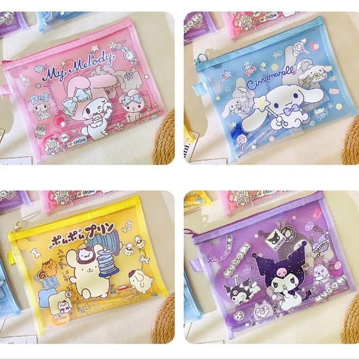 

Lovely- Alat tulis set cinnamoroll kuromi free pouch