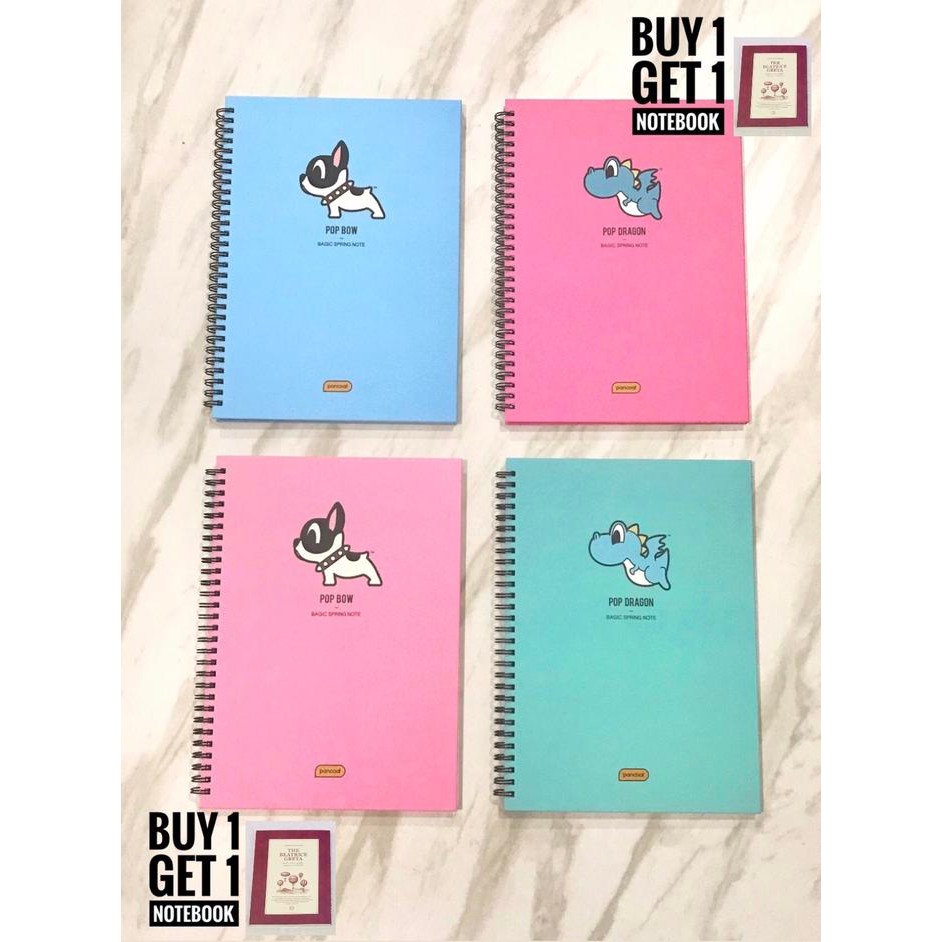 

Buku tulis notebook B5 cute dog and dino