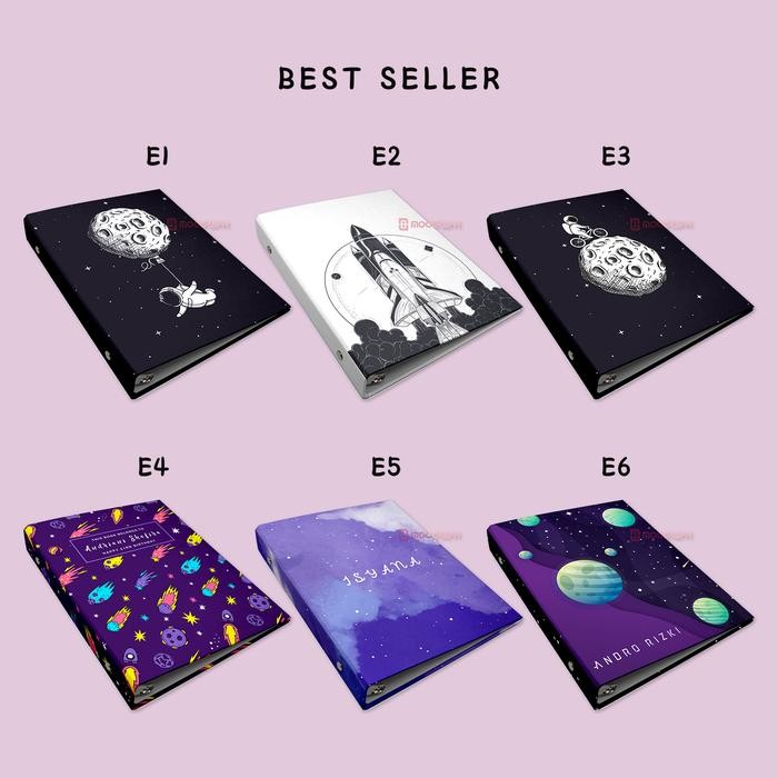 

Binder Custom A5 B5 Galaxy / Notebook / Buku / Diary / Jurnal