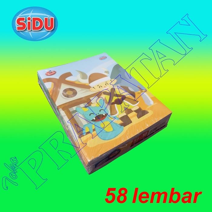

Buku Tulis Sidu 58 lembar (10 buku)